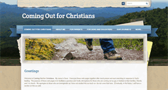Desktop Screenshot of comingout4christians.net